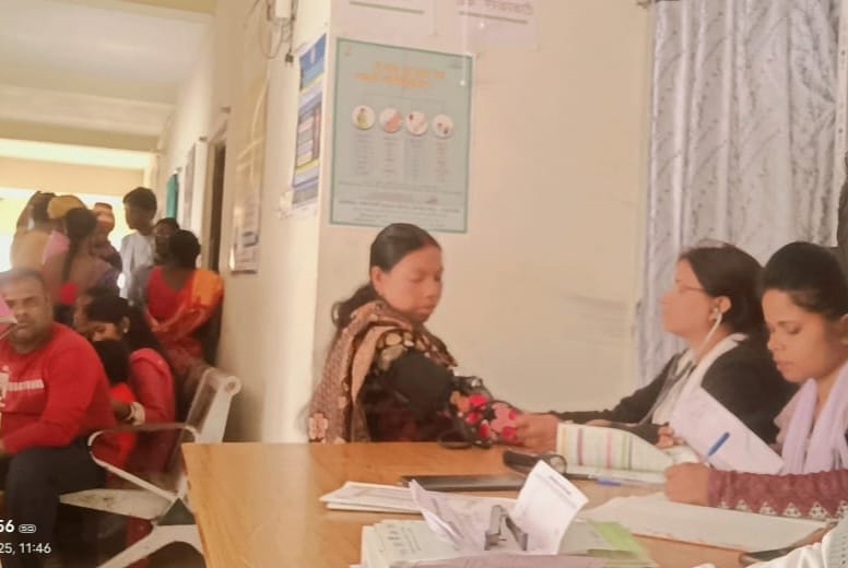 मिहिजाम पीएचसी में एएनसी कैंप आयोजित, 46 गर्भवती महिलाओं की हुई व्यापक जांच
