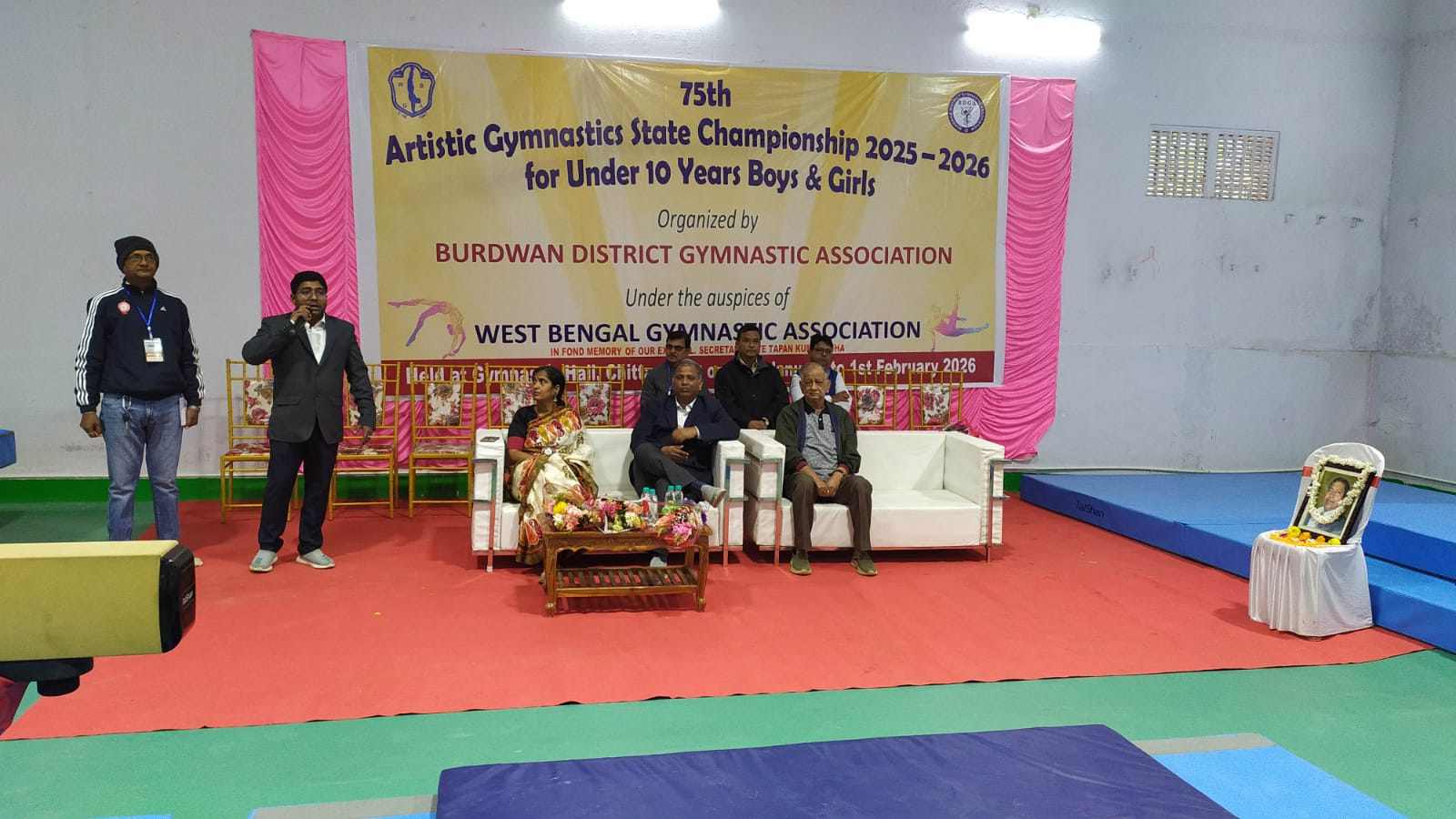 चित्तरंजन में अंडर 10 राज्य स्तरीय जिम्नास्टिक चैंपियनशिप का भव्य आगाज़